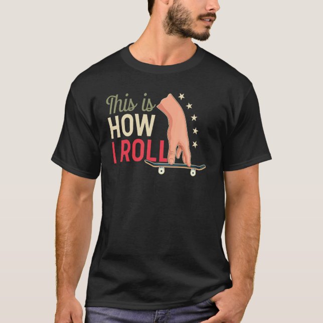 Fingerboard Finger Skateboarding Fingerboarding Tr T-Shirt (Vorderseite)