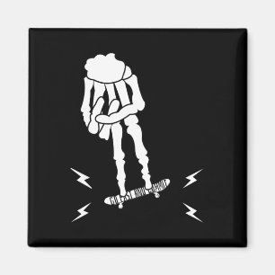 Fingerboard Skateboard Skelett Brett Skating Skate Magnet