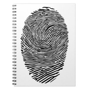 Fingerdruck Notizblock
