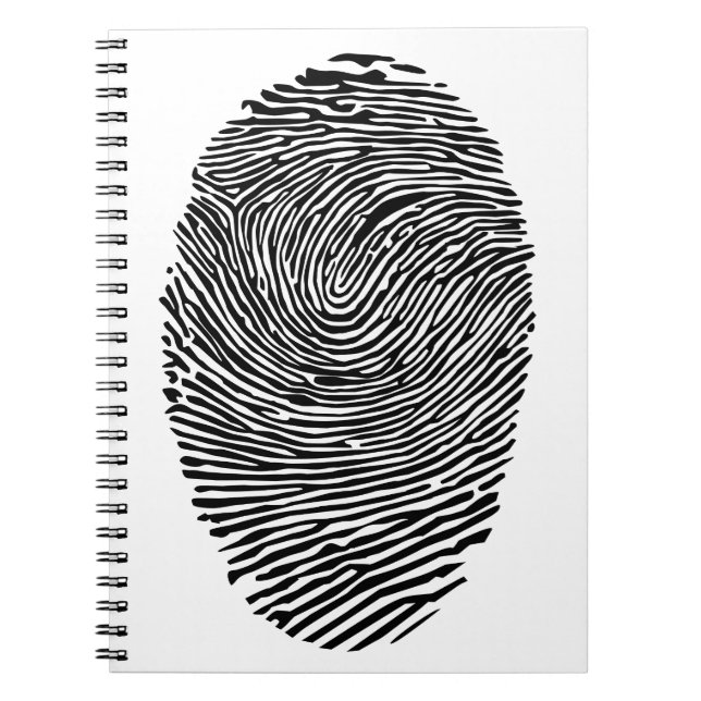 Fingerdruck Notizblock (Vorderseite)