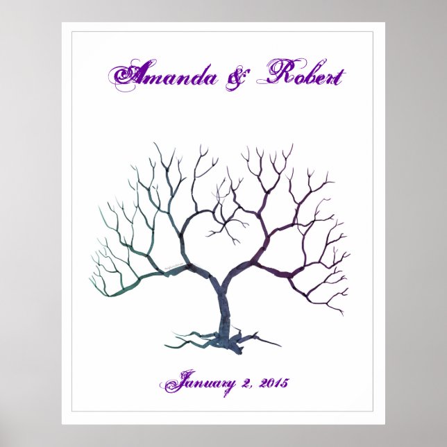 Fingerdruckleiste Poster (Vorne)