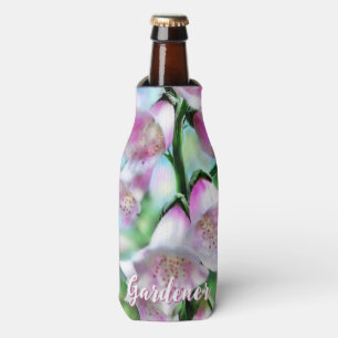 Fingerhut Blumen Floral Rosa Garten Personalisiert Flaschenkühler