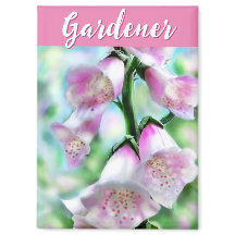 Fingerhut Blumen Floral Rosa Garten Personalisiert