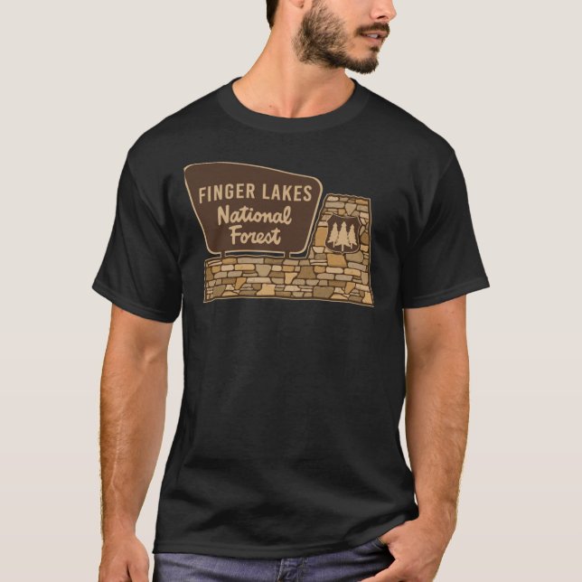 Fingernseen Nationalwald Klassischer T - Shirt (Vorderseite)