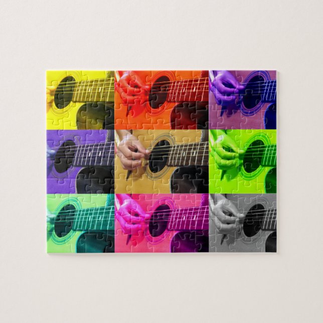 Fingerpicking Guitar Player - 8x10 - 110 Stk. (Horizontal)