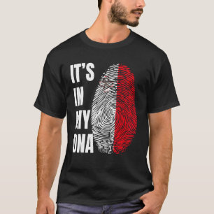 Fingerprint DNA Biometrie-Flag Malta T-Shirt