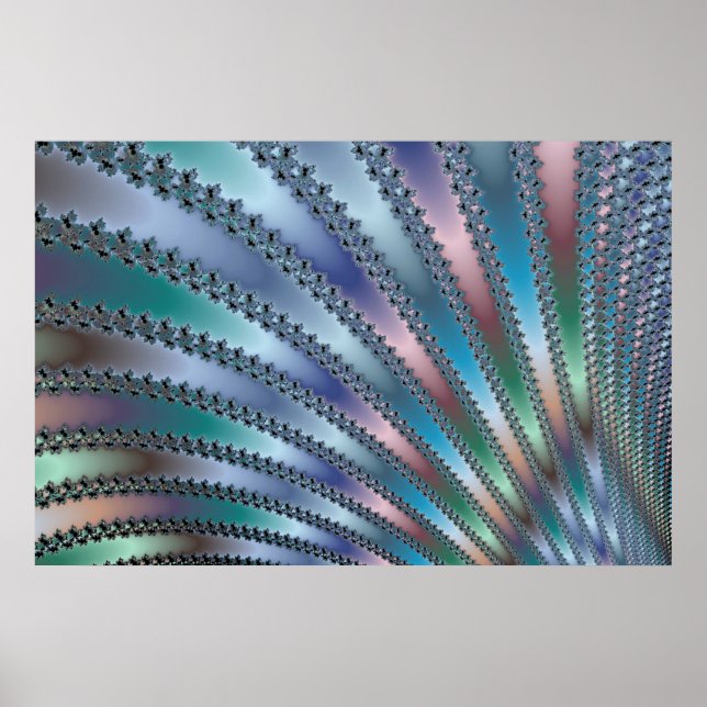 Fingers Fraktal Art Poster (Vorne)