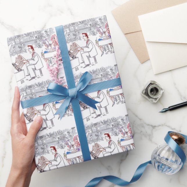 Fingers glänzendes Verpackungspapier Geschenkpapier (Schenken)