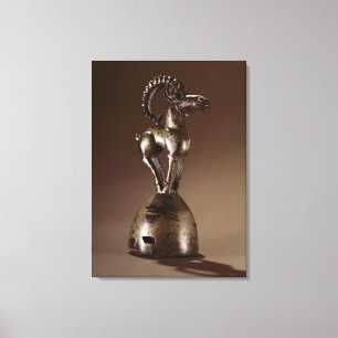 Finial mit einer Gebirgsziege Leinwanddruck