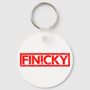 Finicky Briefmarke Schlüsselanhänger