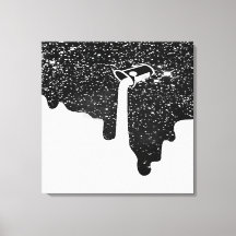 Finir l'impression de toile étirée