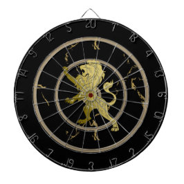 finishGolden Royal Lion Monogram Pickleball Paddel Dartscheibe