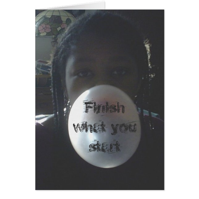 Finition ce qui vous commencez la carte (Devant)