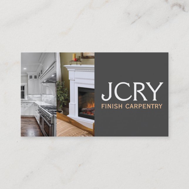 Finition de la menuiserie, Carte de visite de chem (Devant)