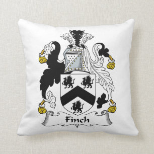 Fink-Familienwappen Kissen