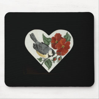 Fink u. Mohnblumen Mousepad