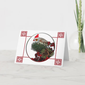 Fink-Weihnachtskarte 6 Feiertagskarte