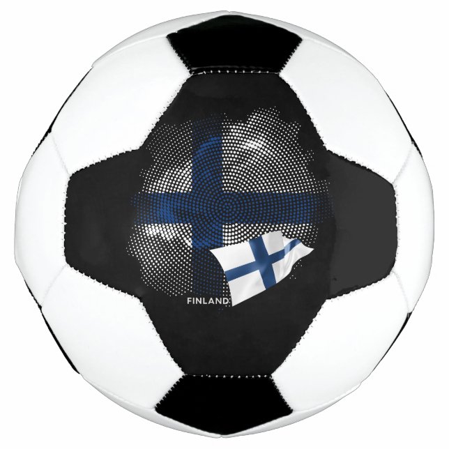 Finland flag fußball (Vorderseite)