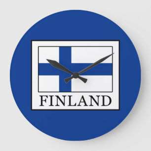 Finland Große Wanduhr
