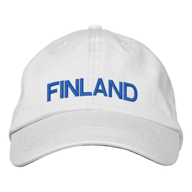 Finlande* Casquette ajustable personnalisé (Devant)