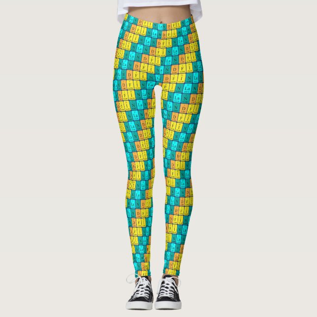 Finlande tableau périodique leggings patriotiques  (Devant)