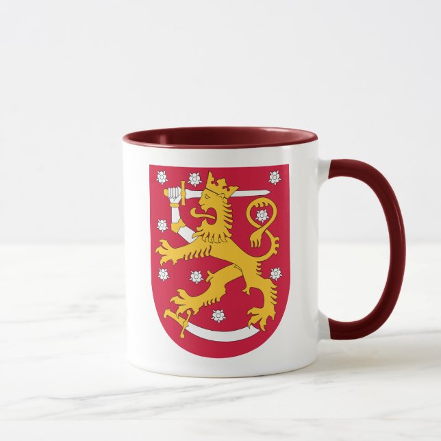 Finlandemblem Tasse (Rechts)