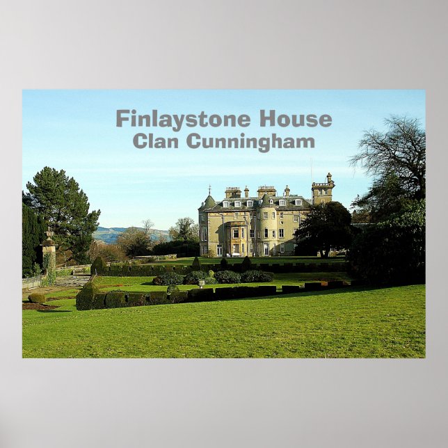 Finlaystone House - Clan Cunningham Poster (Vorne)