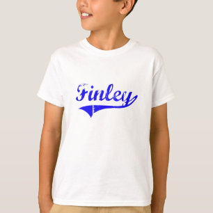 Finley Familienname-Klassiker-Art T-Shirt