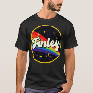 Finley Rainbow in Space Vintag Style T-Shirt