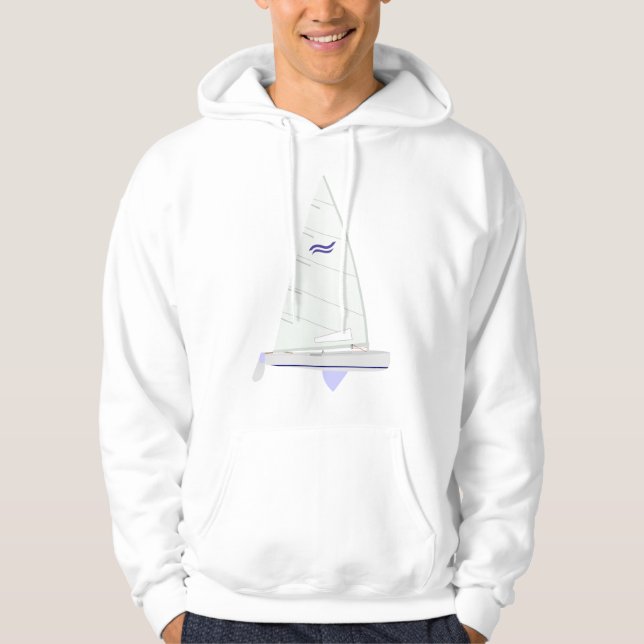 Finn, der Segelboot onedesign olympische Klasse Hoodie (Vorderseite)