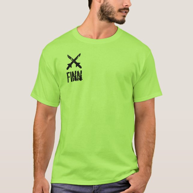Finn T-shirt personnalisé (Devant)