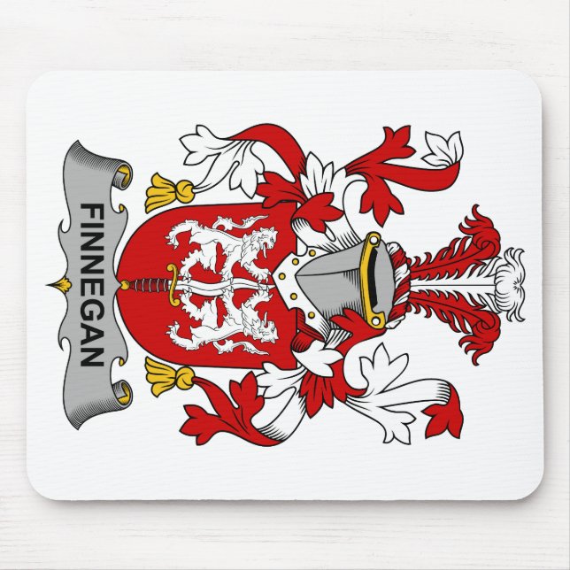 Finnegan-Familienwappen Mousepad (Vorne)