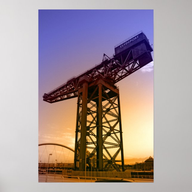 Finnieston Crane Poster Print (Vorne)