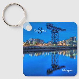 Finnieston Kran, Glasgow, Schottland Schlüsselanhä Schlüsselanhänger