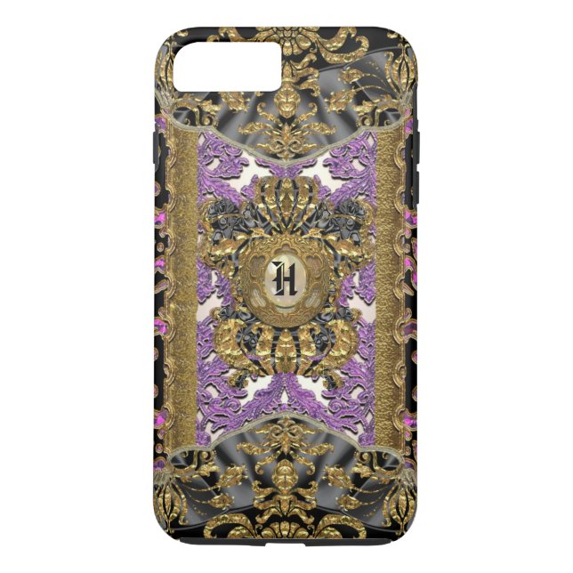 Finnigan Havette Viktorianisch Monogram Plus Case-Mate iPhone Hülle (Rückseite)