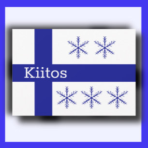 Finnisch Dankeskarte