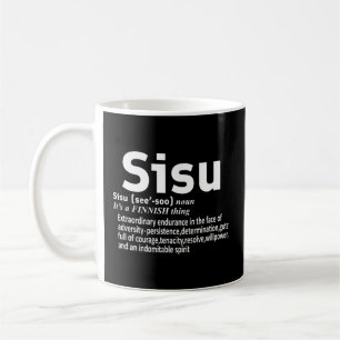 Finnisch Sisu Finland Sisu Finns Sisu Sisu Definit Kaffeetasse