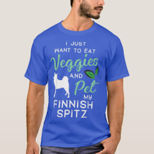 Finnisch Spitz Funny Vegan Dog Lover Eigentümer Xm T-Shirt