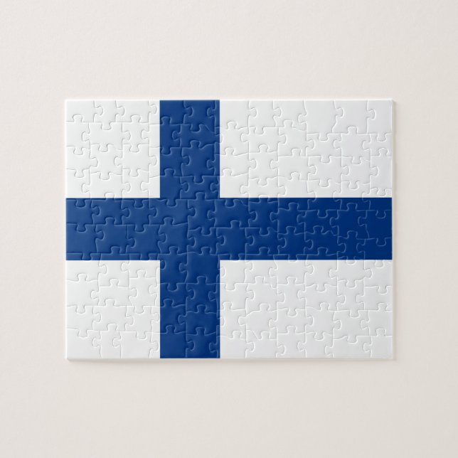 Finnische Flagge (Horizontal)