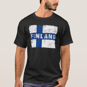 Finnische Flagge Finlish Pride Souvenir Finlish Na T-Shirt