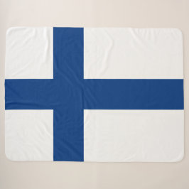 Finnische Flagge (Finnland) Sherpadecke