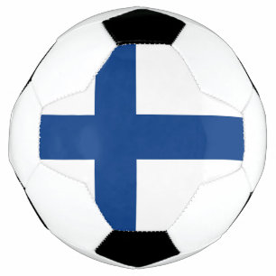 Finnische Flagge Fußball