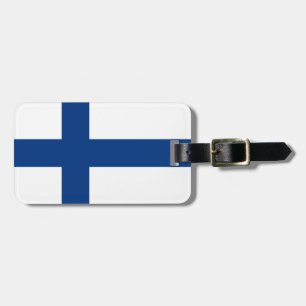 Finnische Flagge Gepäckanhänger
