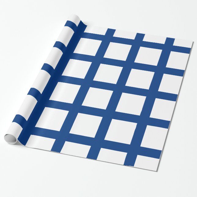 Finnische Flagge Geschenkpapier (Ungerollt)