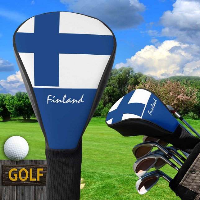 Finnische Flagge & Golf Finnland - Sportarten /Klu Golf Headcover (Von Creator hochgeladen)