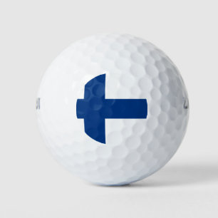Finnische Flagge Golfball