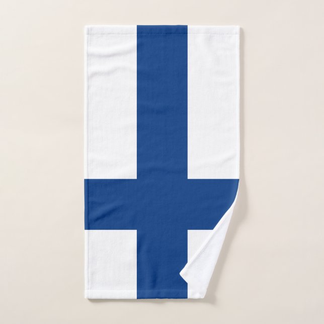 Finnische Flagge Handtuch (Handtuch)