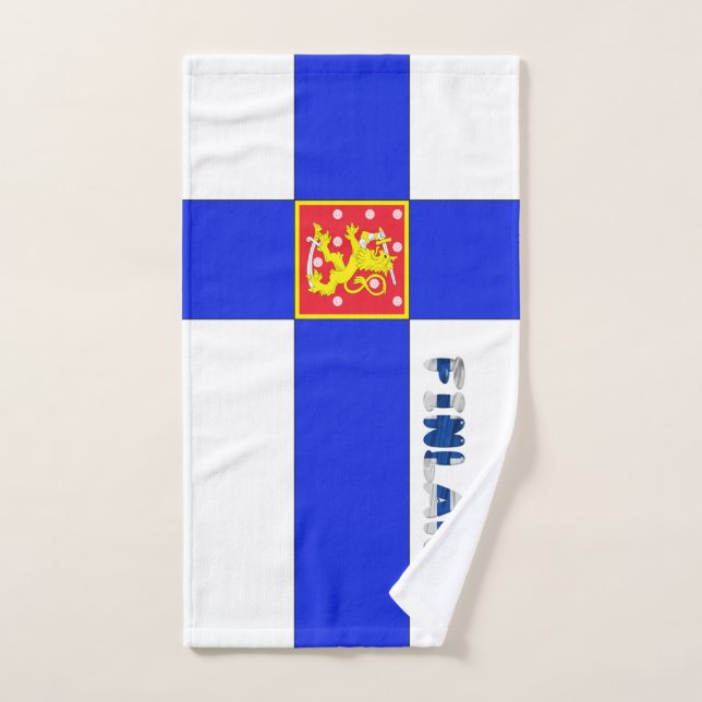 Finnische Flagge Handtuch (Handtuch)