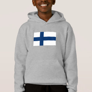 Finnische Flagge Hoodie