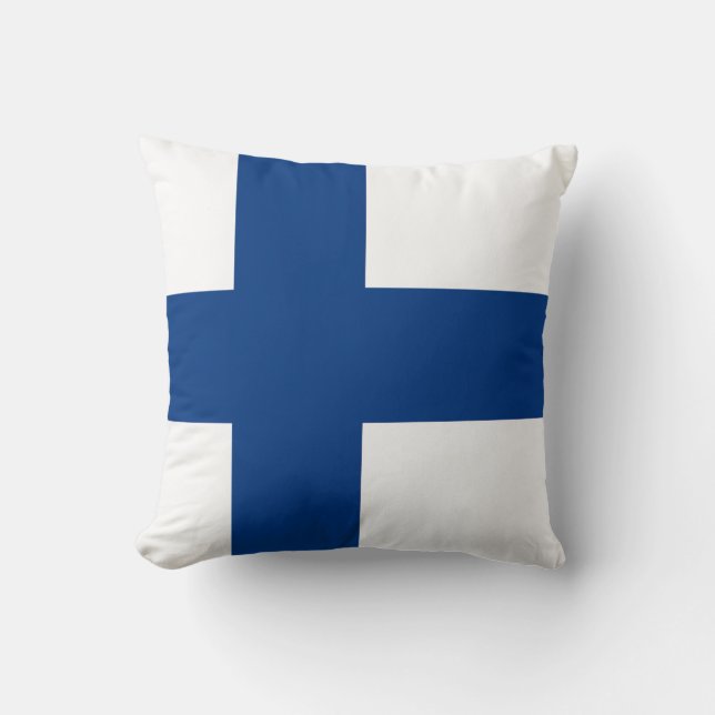 Finnische Flagge Kissen (Vorderseite)